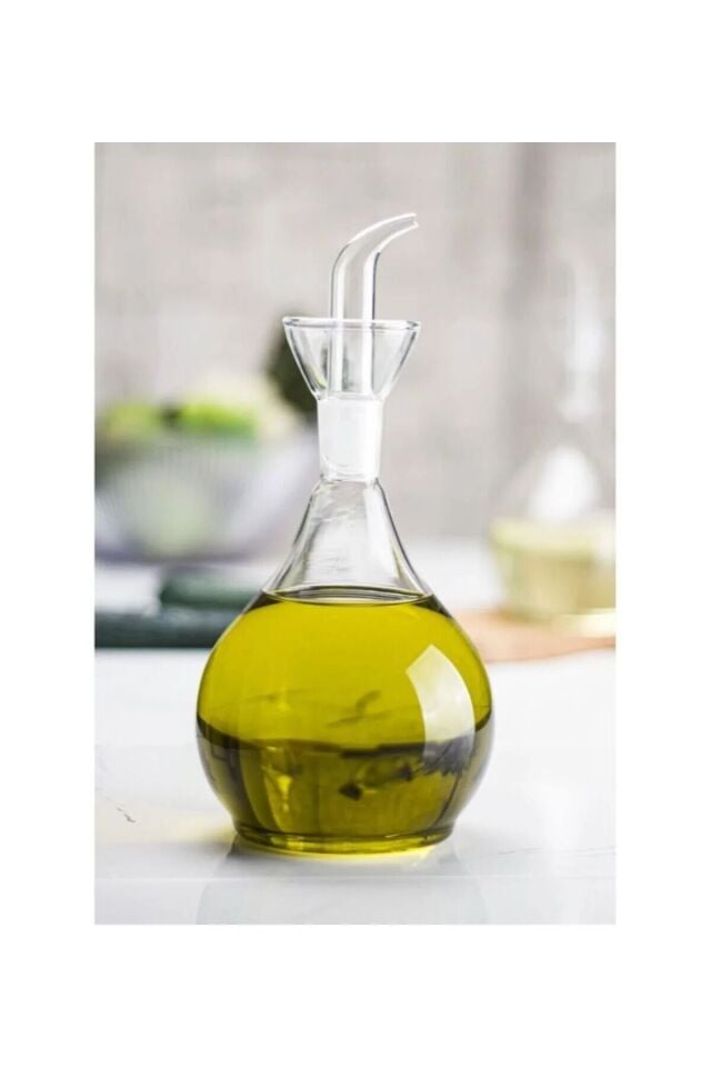 Yağdanlık & Zeytinyağı Sıvı Yağ Şişesi & Yağlık Sirkelik 1 L ( Ağız Kısmı Damlatmaz)