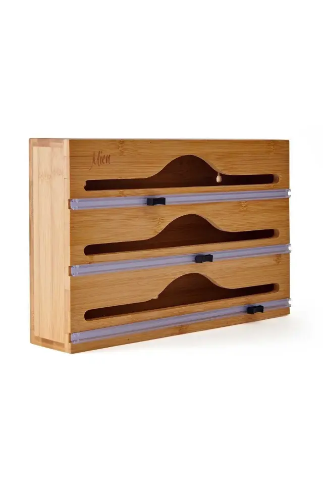 Mien Bambu Folyo ve Streç Tutucu - Bambu - 5x21,5x6,7 cm