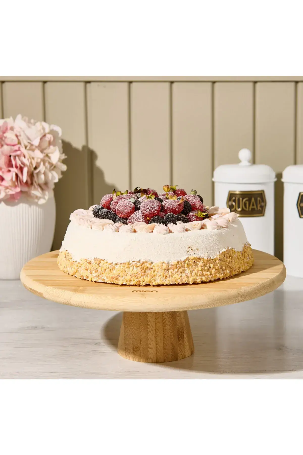 Mien Servis Standı - Kahverengi - 31 cm