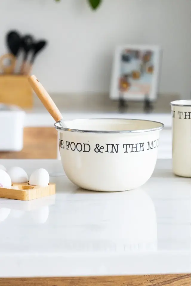 MOOD SERİSİ EMAYE KARIŞTIRMA KABI