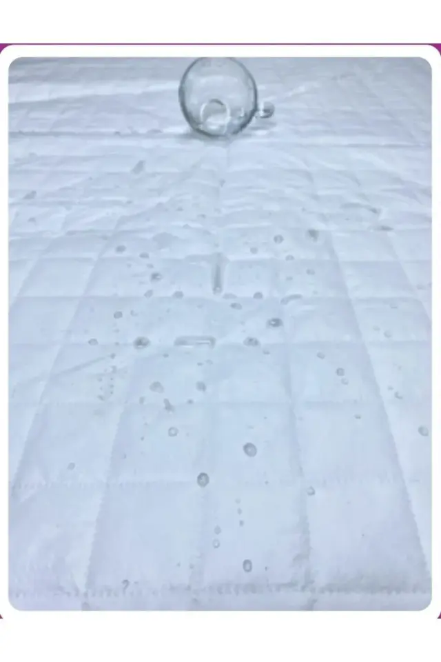 Sıvı Geçirmez Pamuklu Mikro Kapitone Fitted Yatak Alezi 160x200