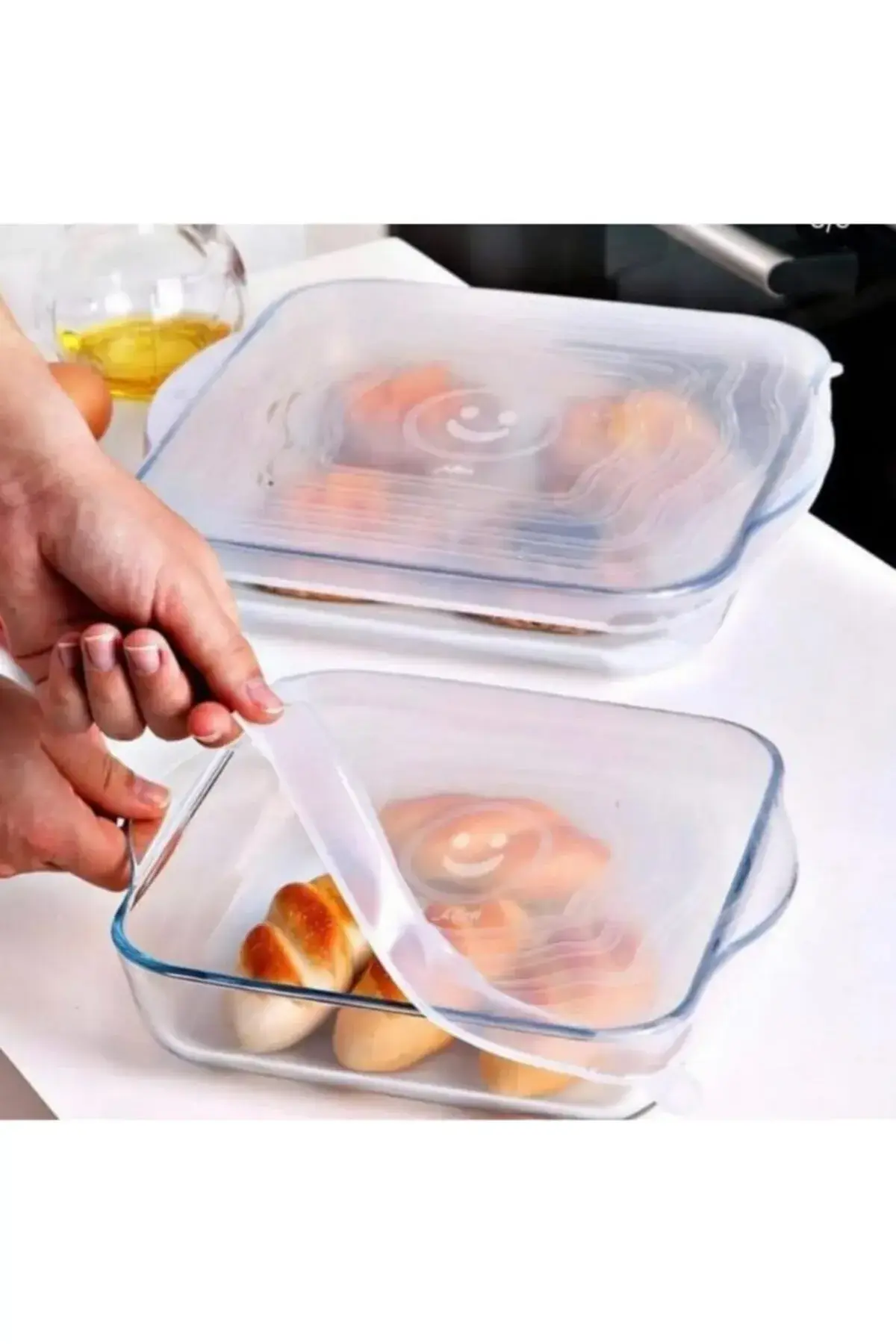 Silikon Streç Kapak 2'li Silikon Borcam Kapağı