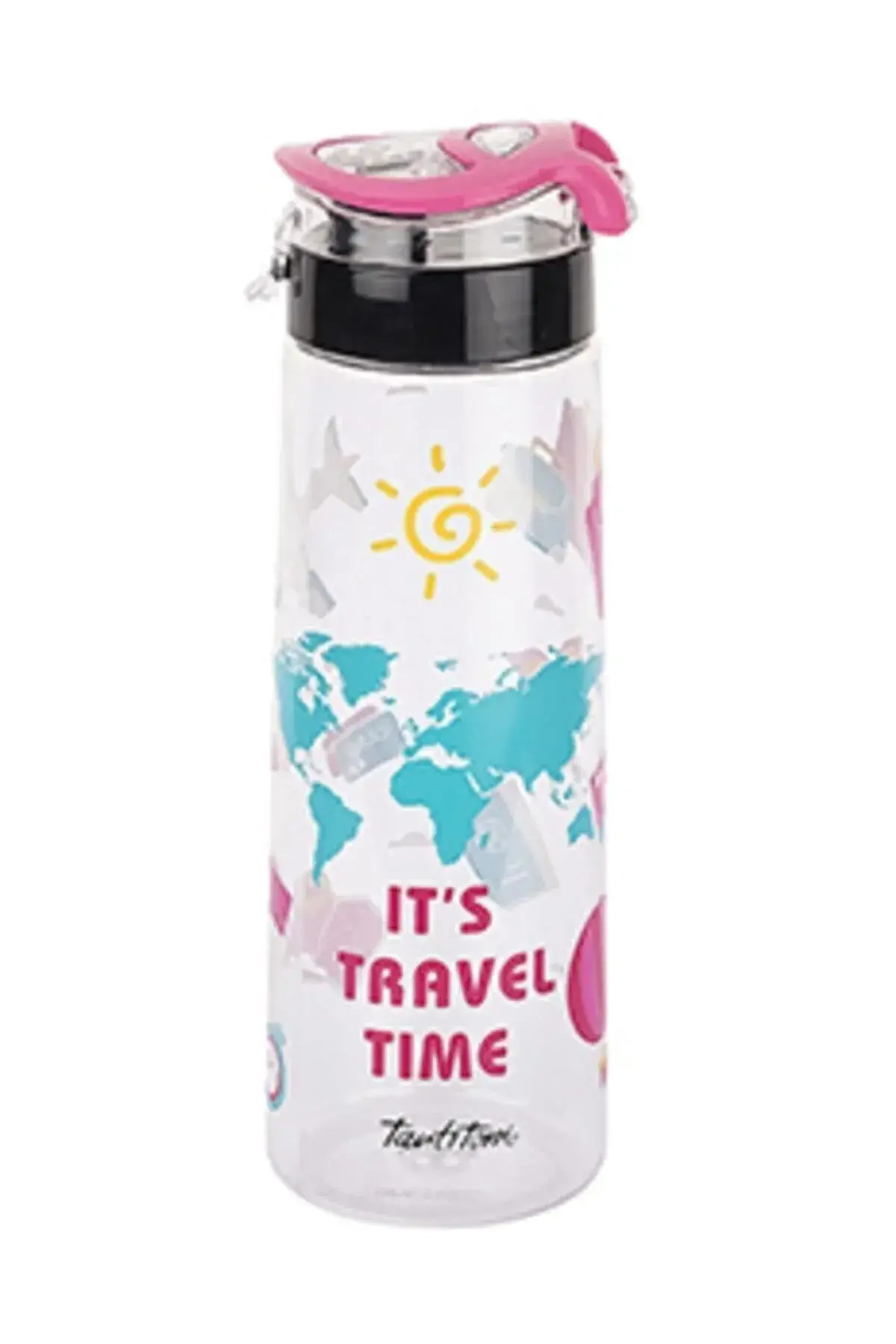 Pembe Travel Tritan Su Şişesi 730ml