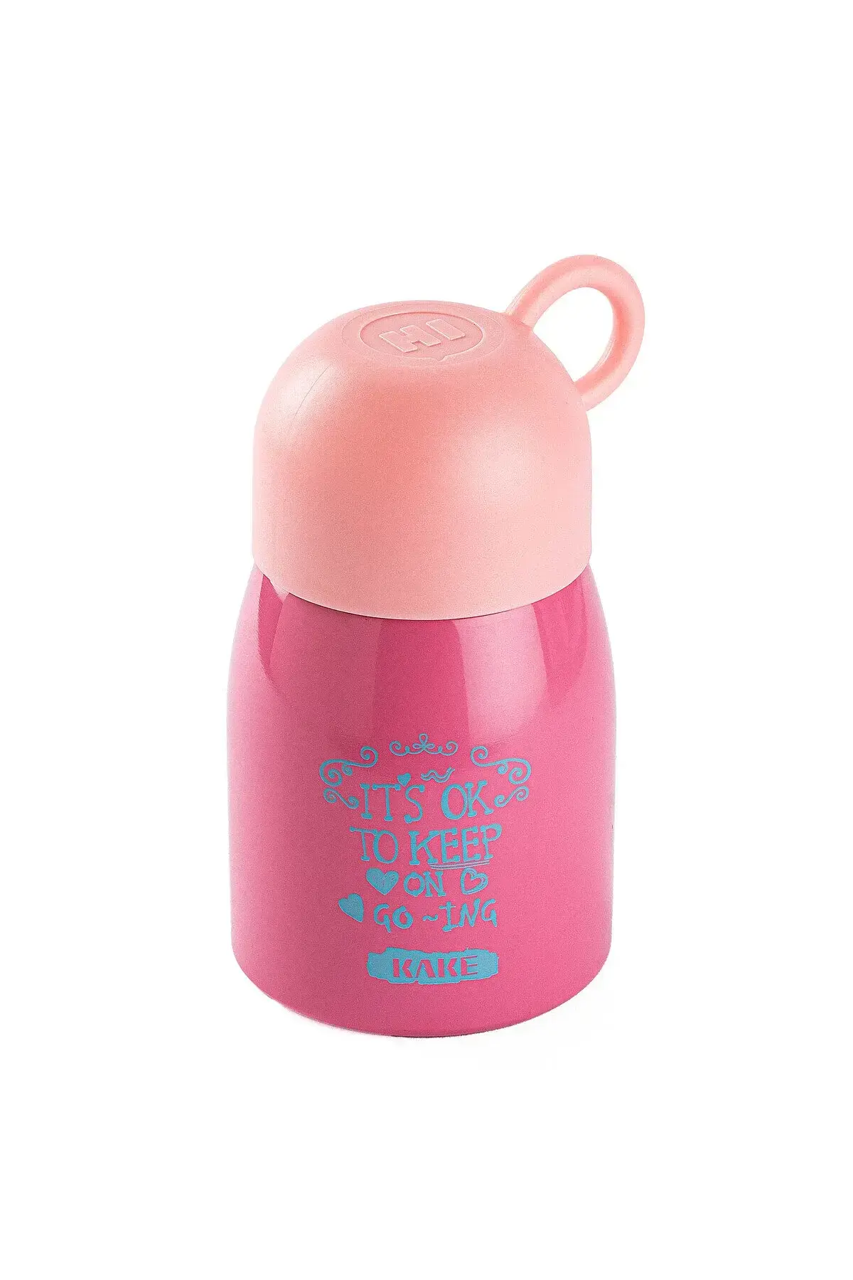 KAKE PEMBE PASLANMAZ ÇELİK TUTACAKLI TERMOS 300ML