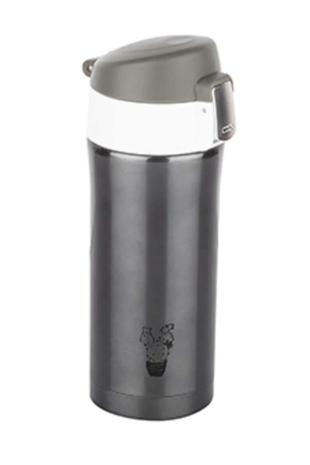 Gri Paslanmaz Çelik Termos - 300 Ml