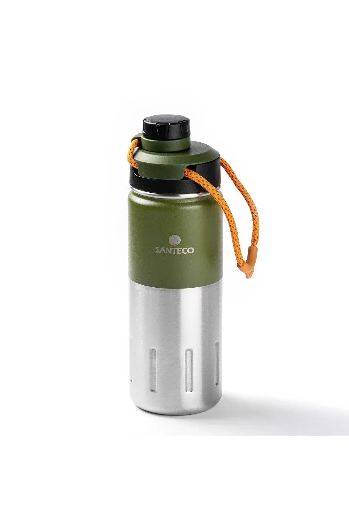 024-01-YEŞİL ÇİFT KATMANLI  PASLANMAZ ÇELİK TERMOS SU ŞİŞESİ 500ML