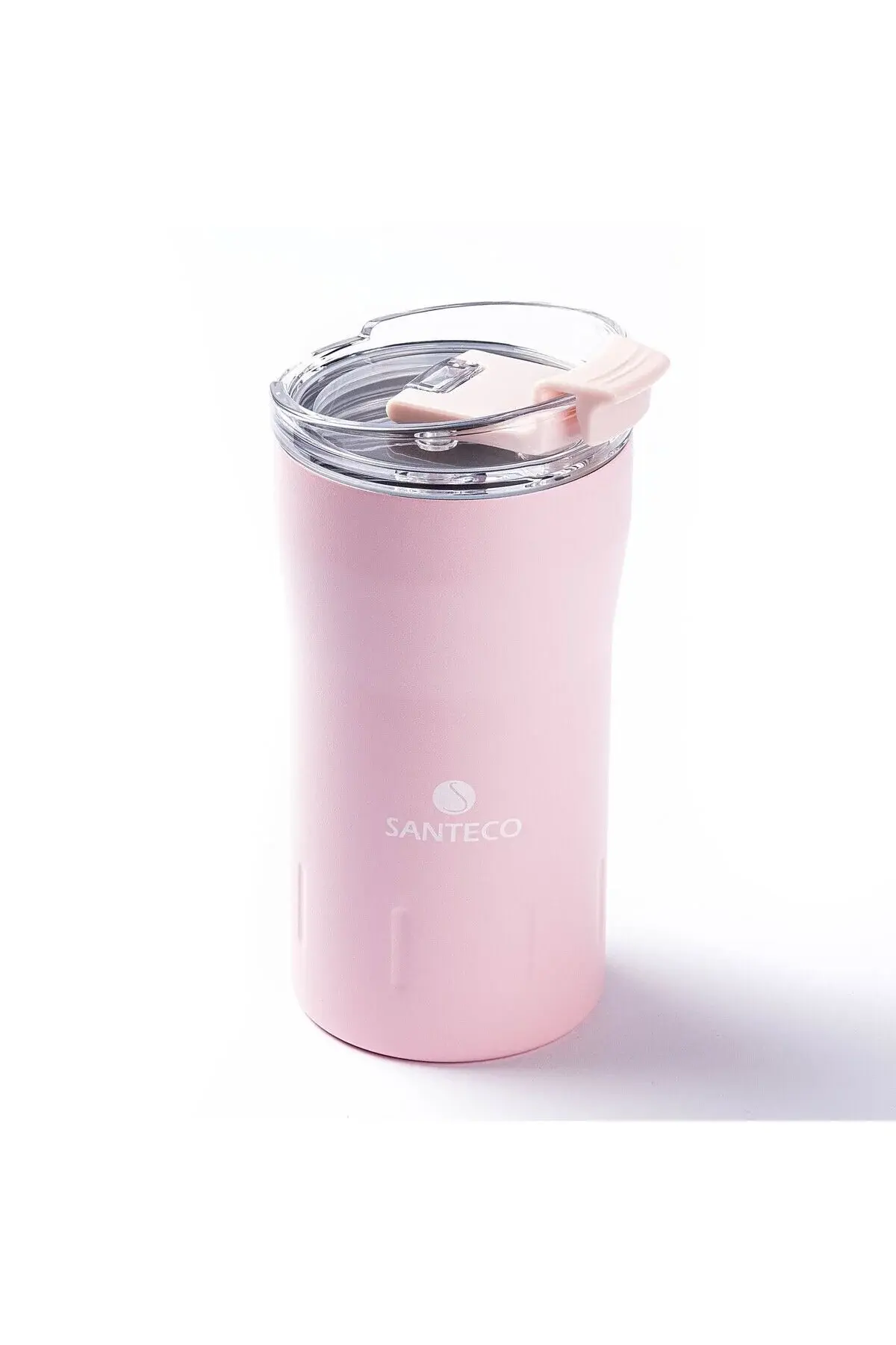 024-01-PEMBE ÇİFT KATMANLI PASLANMAZ ÇELİK TERMOS BARDAK 350ML