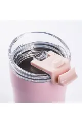 024-01-PEMBE ÇİFT KATMANLI PASLANMAZ ÇELİK TERMOS BARDAK 350ML