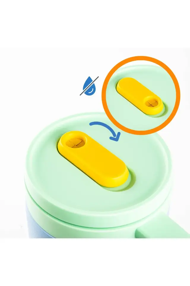 020-01-MAVİ PİPETLİ PASLANMAZ ÇELİK TERMOS BARDAK 1.2L