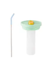 020-01-MAVİ PİPETLİ PASLANMAZ ÇELİK TERMOS BARDAK 1.2L