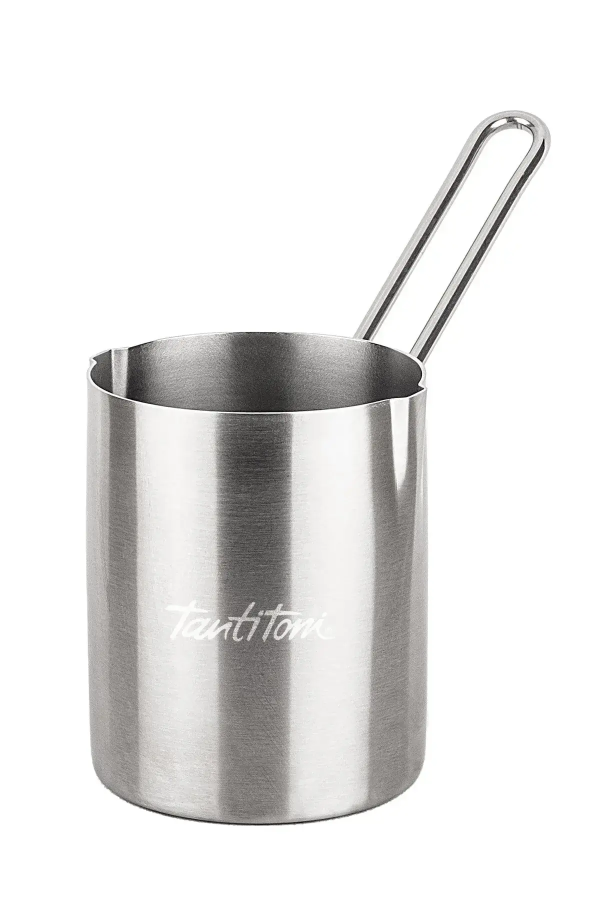 Paslanmaz Çelik Çift Ağızlı Silindir Cezve 500ml