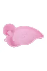 Açık Pembe Flamingo Şekilli Silikon Kek Kalıbı