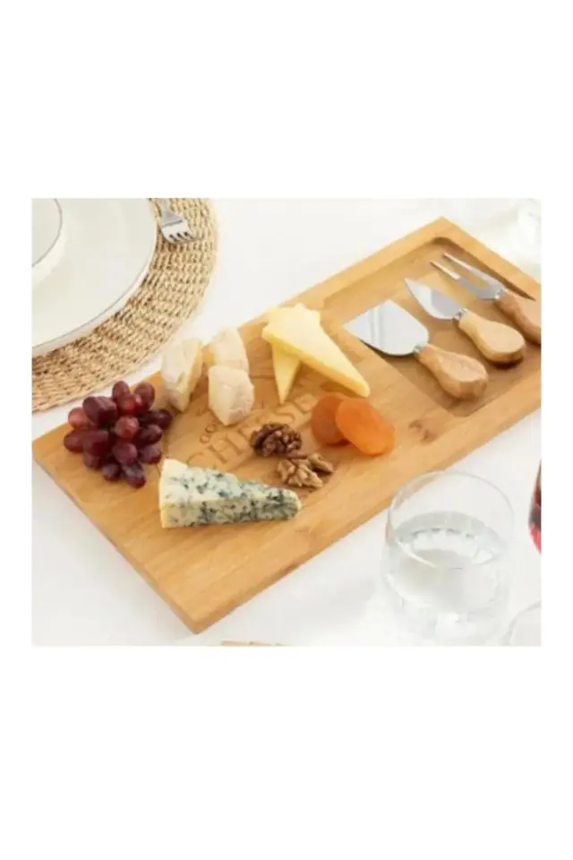 Mien MEN244 Bambu Peynir Sunum Seti