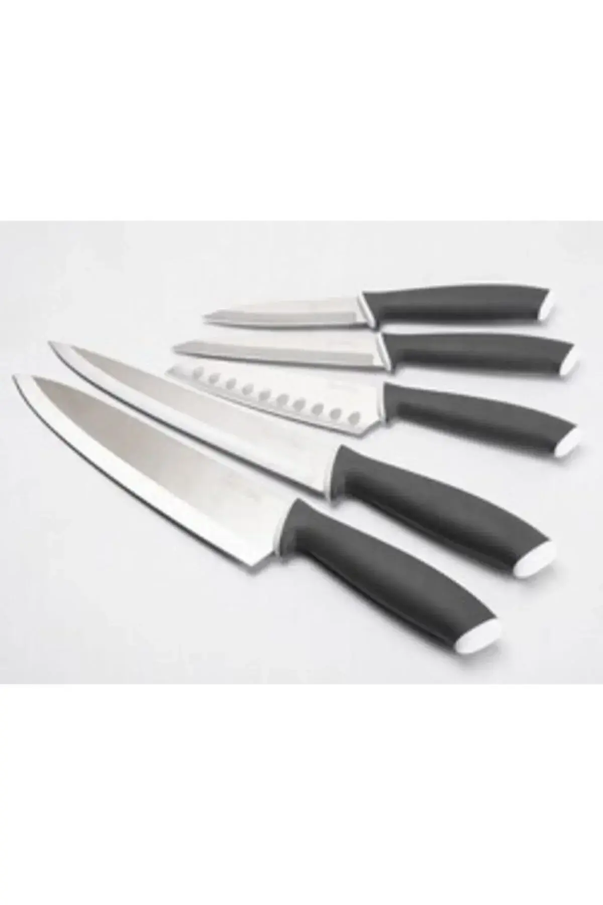 5li Füme Santoku Bıçak Seti