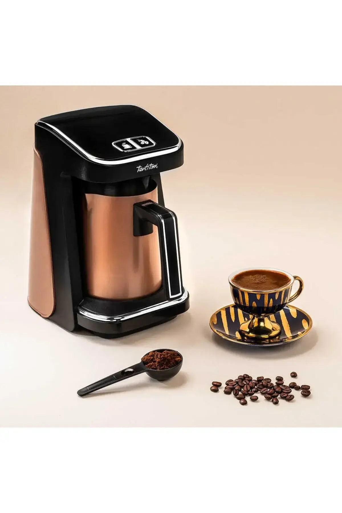 Rose Gold Hazneli Türk Kahvesi Makinesi