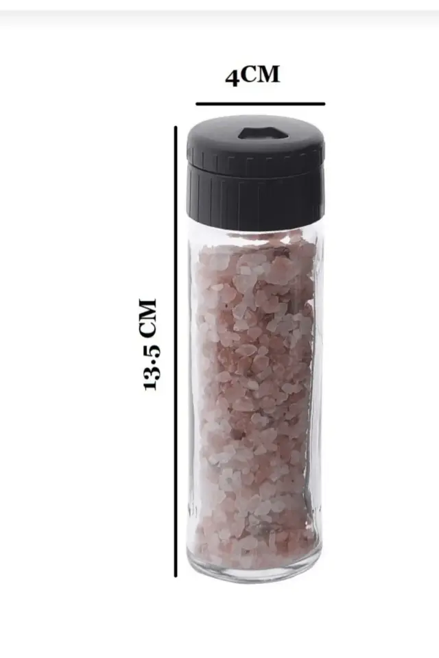 Mars 3 Lü Tuzluk Biberlik Seti Baharatlık, Ahşap Stantlı Baharatlık