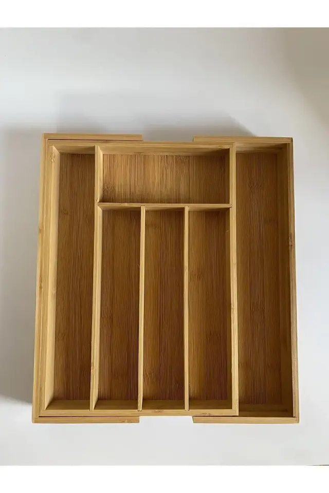 Bambu Ayarlanabilir Çekmece Içi Ölçü Ayarlı Kaşıklık 5-7 Bölmeli Fma896796