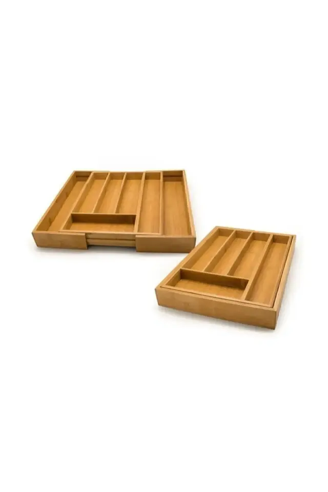 Bambu Ayarlanabilir Çekmece Içi Ölçü Ayarlı Kaşıklık 5-7 Bölmeli Fma896796