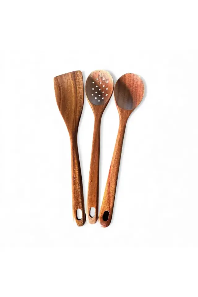 Akasya kaşıklık ve 3lü kaşık set