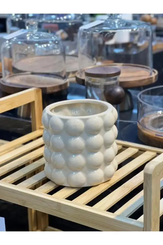 13CM Bubble Seramik Vazo-Seramik kaşıklık