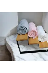 Pamuklu 3'lü El Yüz Havlusu ,renkli El Yüz Havlusu 50 X 85