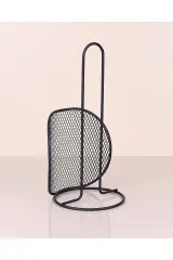 Siyah Metal Dik Havluluk,peçetelik,metal Havlu Kağıt Modern Peçetelik Siyah Metal