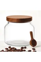 Akasya Mega Cam Kavanoz Seti , Vakumlu kapaklı Erzak kavanoz set , Çok amaçlı Kavanoz seti