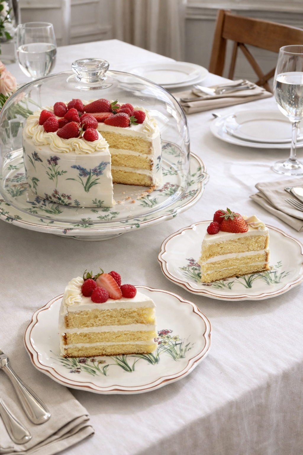 Amber Fulya Ayaklı Sunum Seti 8 Parça,Pasta Sunum Seti,Sofra Sunum