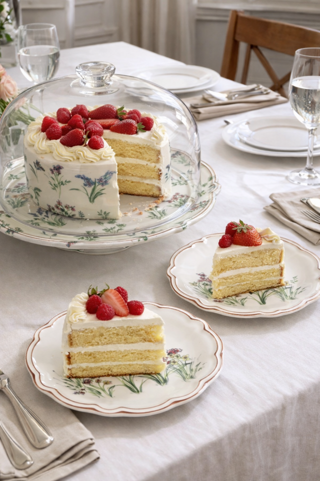 Amber Fulya Ayaklı Sunum Seti 8 Parça,Pasta Sunum Seti,Sofra Sunum