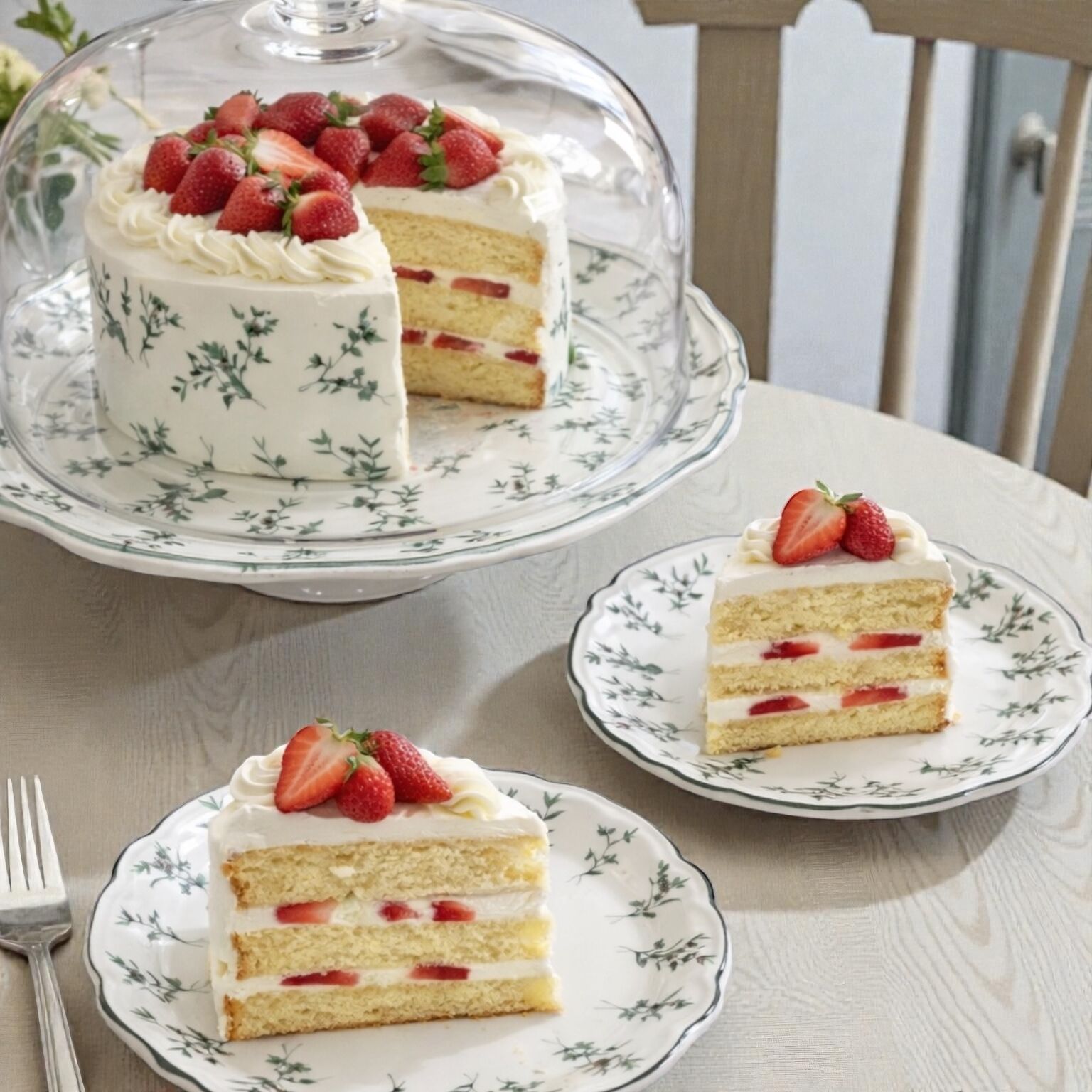 Terra Fulya Ayaklı Sunum Seti 8 Parça,Pasta Sunum Seti