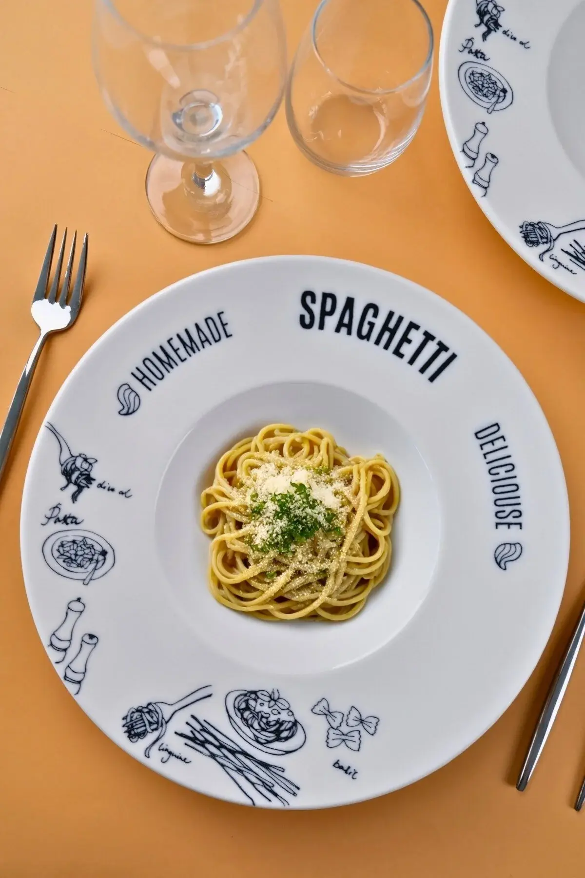 Porselen Alfedo Miro Makarna Tabağı Seti 29cm 460cc 2 li