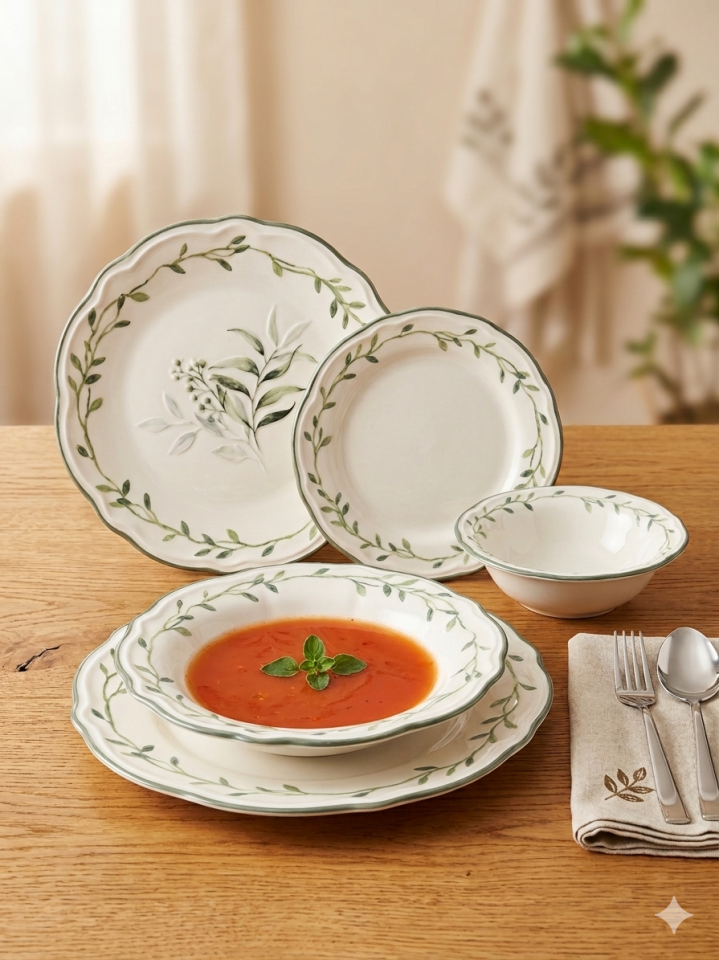 OLİVESSA FULYA YEMEK SETİ 24 PARÇA