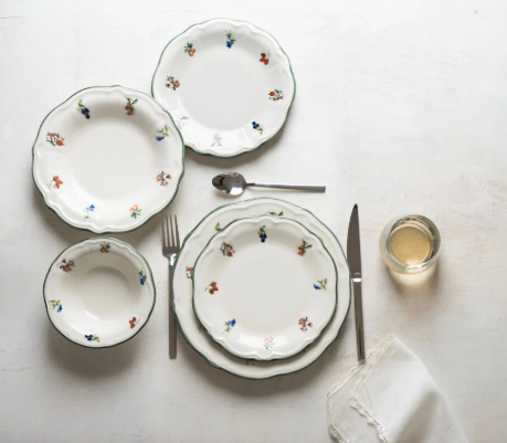 Vintage Rose Fulya 24 Parça 6 Kişilik Yemek takımı