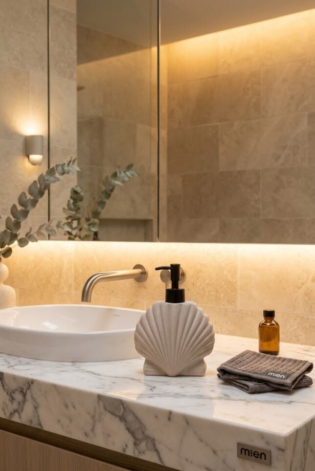 Ocean Polyresin İstiridye Sıvı Sabunluk