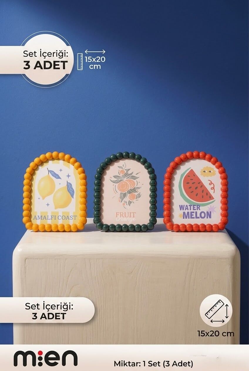 Roso Çerçeve 15x20 3 Adet Renkli set