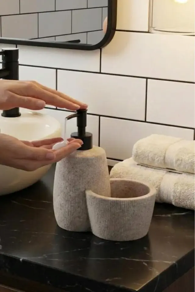Polyresin Hazneli Sıvı Sabunluk